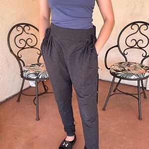 Gymshark Charcoal Drawstring Track Joggers